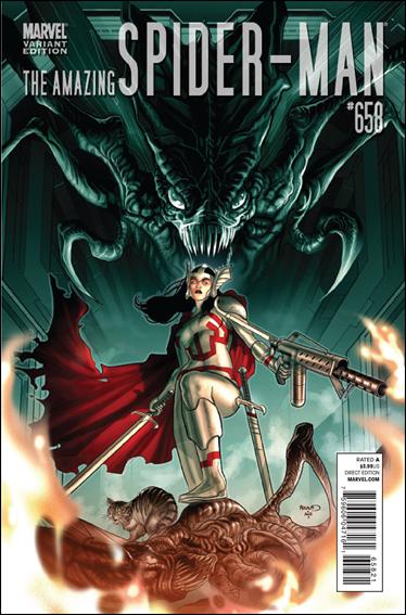 Amazing Spider-Man (1963) issue 658-B Paul Renaud 1:15 "Thor Goes Hollywood" Cover