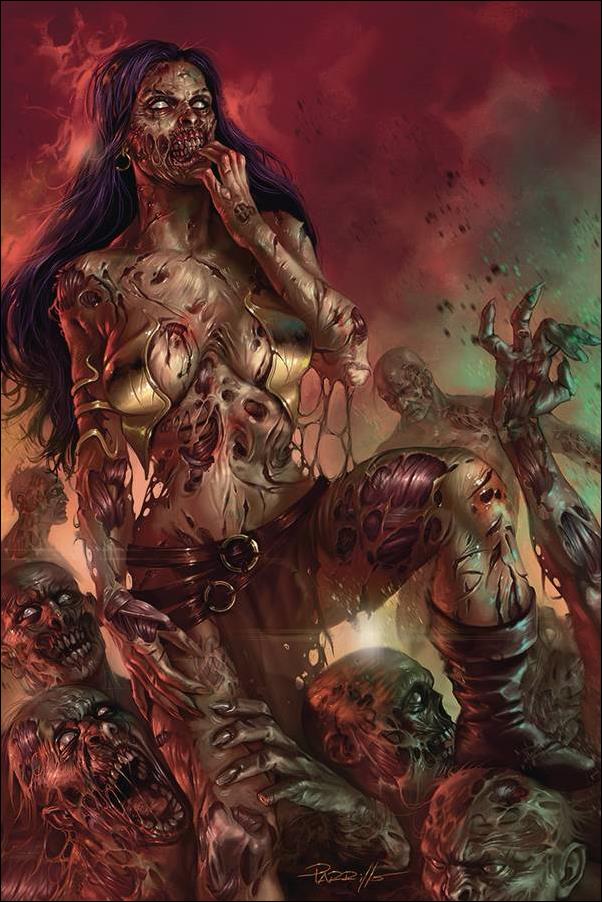 Die!namite issue 3-ZA Lucio Parrillo Zombie Virgin Cover