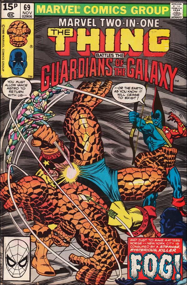 Marvel Two-in-One (1974) issue 69-B UK Price Cover