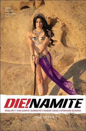 Die!namite issue 5-D Dejah Thoris Cosplay Photo Cover