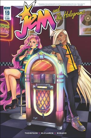Jem and the Holograms issue 19-B Jen Bartel Subscription Cover