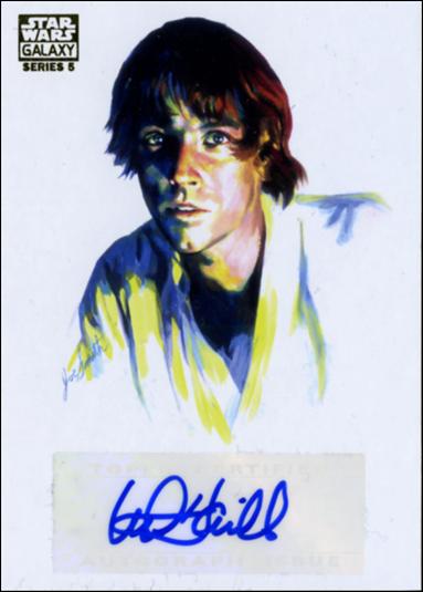 Star Wars Galaxy: Series 5 (Autograph Subset) card 5 Mark Hamill