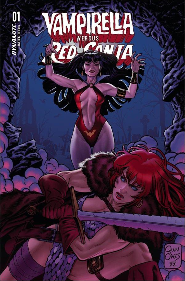 Vampirella Versus Red Sonja issue 1-C Joe Quinones Cover