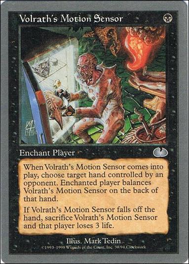 Magic the Gathering: Unglued (Base Set) card 39 Volrath's Motion Sensor