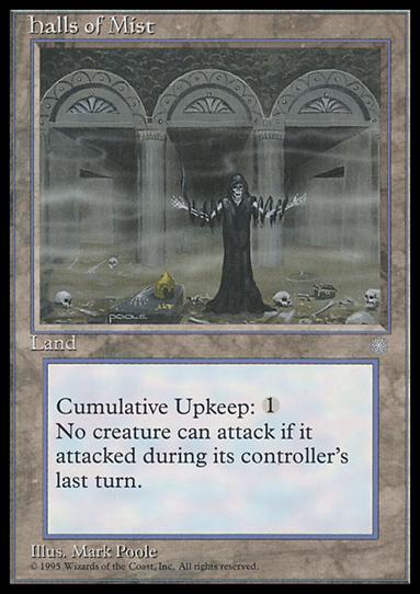 Magic the Gathering: Ice Age (Base Set) card 354 Halls of Mist