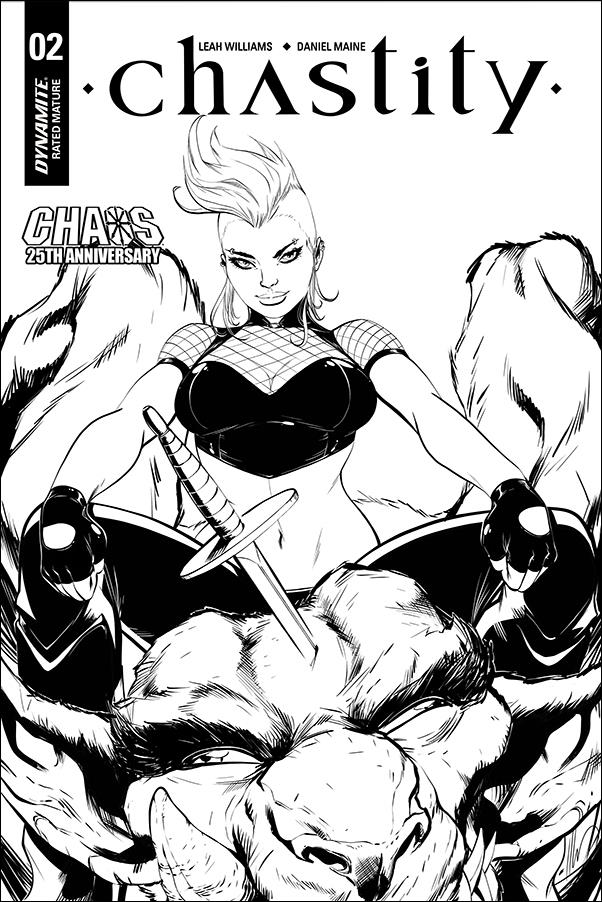 Chastity (2019) issue 2-G Ale Garza 1:20 Black & White Cover