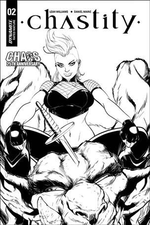 Chastity (2019) issue 2-G Ale Garza 1:20 Black & White Cover