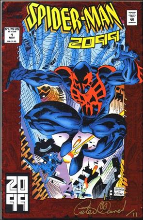 Spider-Man 2099 (1992) issue 1-E NCS (Signed by Peter David) 1/500