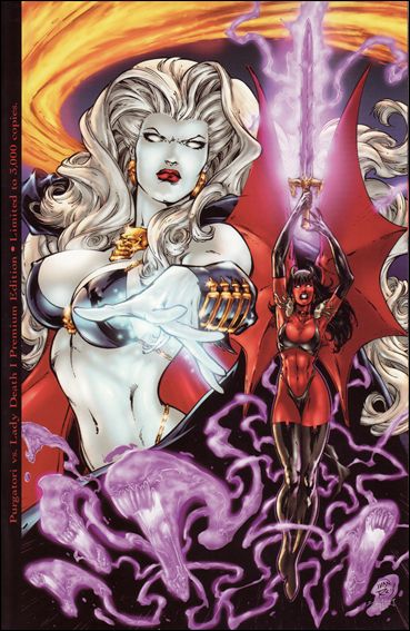 Purgatori vs Lady Death issue 1-B Premium Cover 1/3000