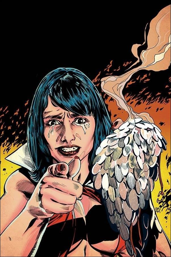 Vampirella / Red Sonja issue 10-T Stephen Mooney Virgin Cover