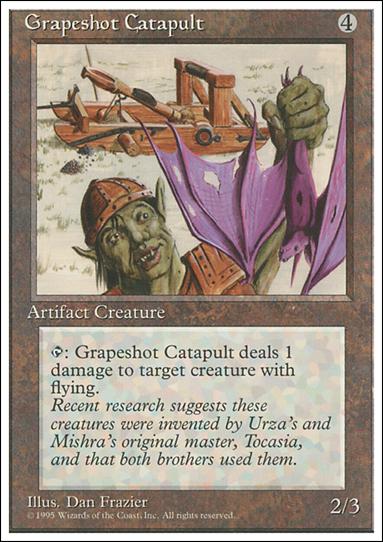 Magic the Gathering: 4th Edition (Base Set) card 322 Grapeshot Catapult