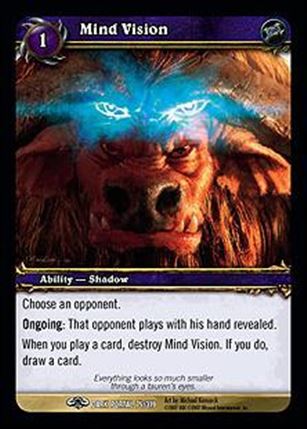 World of Warcraft: Through the Dark Portal (Base Set) card 75 Mind Vision