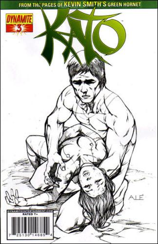 Kato issue 3-E Ale Garza Black, White and Green Cover 