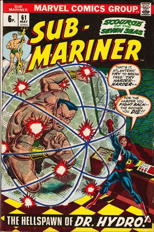 Sub-Mariner (1968) issue 61-B UK Price Cover 