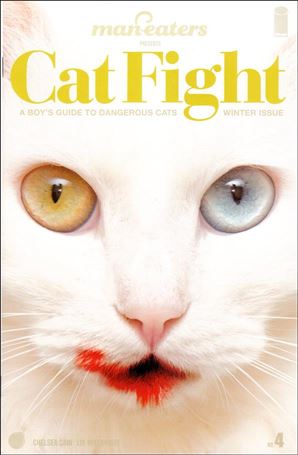 Man-Eaters issue 4-B White Cat Cover