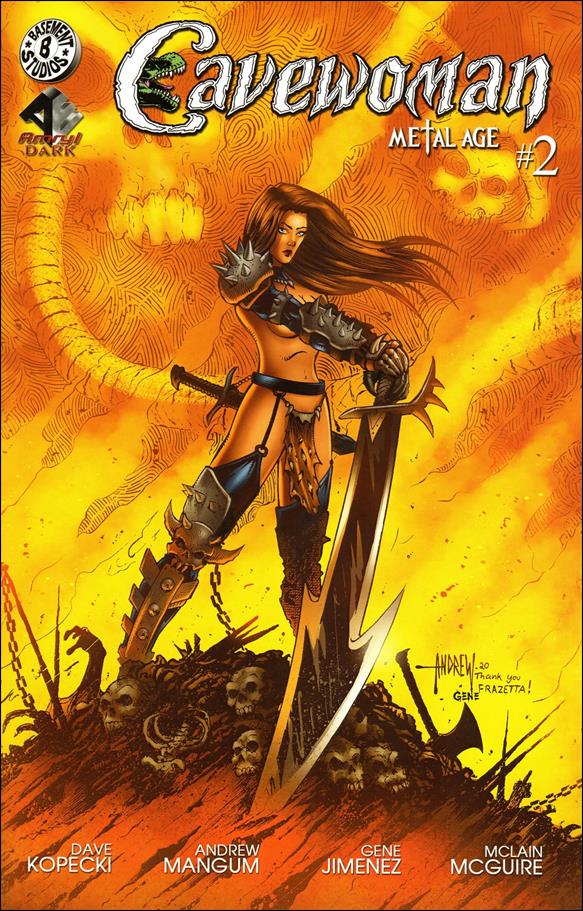 Cavewoman: Metal Age issue 2 Kickstarter Andrew Mangum Standard Cover