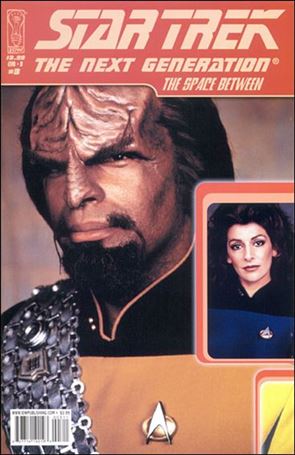 Star Trek: The Next Generation: The Space Between issue 3-B Worf and Troi Photo Cover