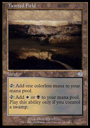 Magic the Gathering: Torment (Base Set) card 140 Tainted Field