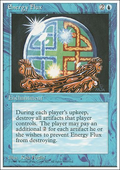 Magic the Gathering: 4th Edition (Base Set) card 68 Energy Flux