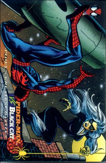 Amazing Spider-Man (Base Set) card 115 Spider-Man vs Black Cat