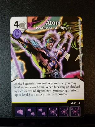 DC Comics Dice Masters War of Light card 107 Atom: Professor of Physics 