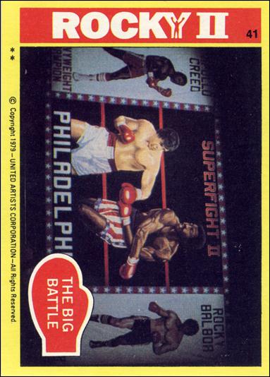 Rocky II (Base Set) card 41 The Big Battle