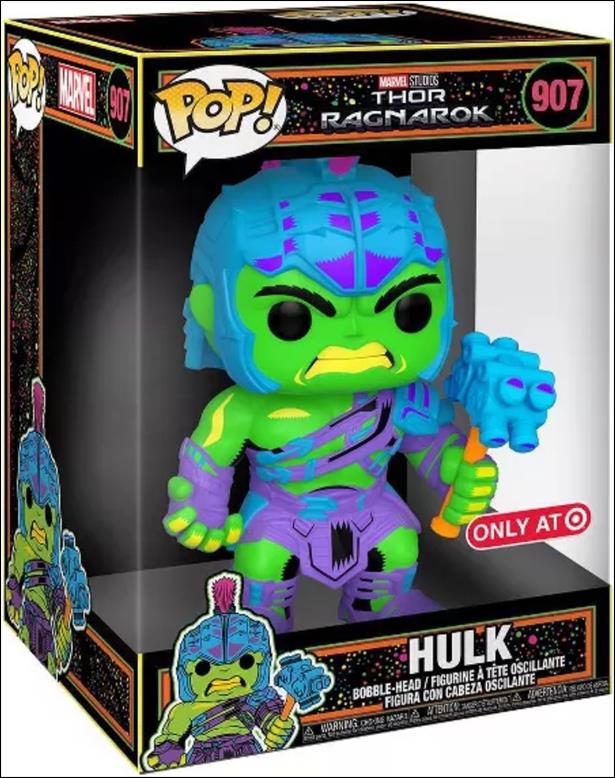 POP! Marvel figure 907 Hulk (Blacklight) 10 Inch Target Exclusive