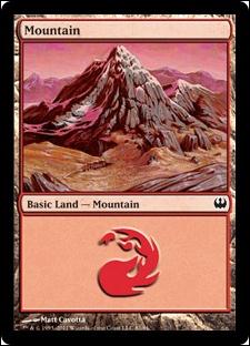 Magic the Gathering: Duel Decks: Knights vs. Dragons (Base Set) card 81 Mountain
