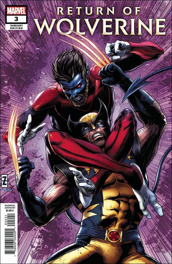 Return of Wolverine issue 3-C Patrick Zircher 1:50 Cover