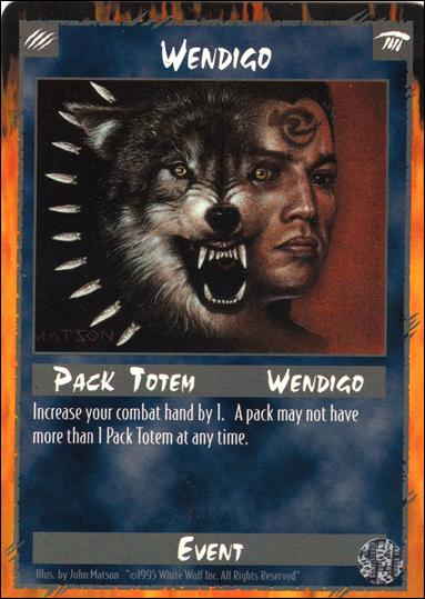 Rage Limited (Base Set) card 298 Wendigo 