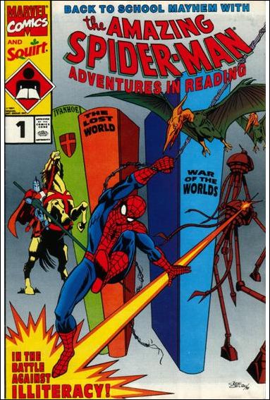 Adventures in Reading Starring: The Amazing Spider-Man (1990) issue 1-D Squirt Soft Drinks Edition