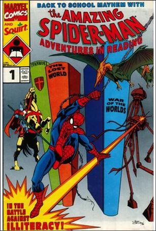 Adventures in Reading Starring: The Amazing Spider-Man (1990) issue 1-D Squirt Soft Drinks Edition