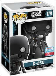 POP! Star Wars figure 179 K-2SO (w/ Blaster) NYCC 2017