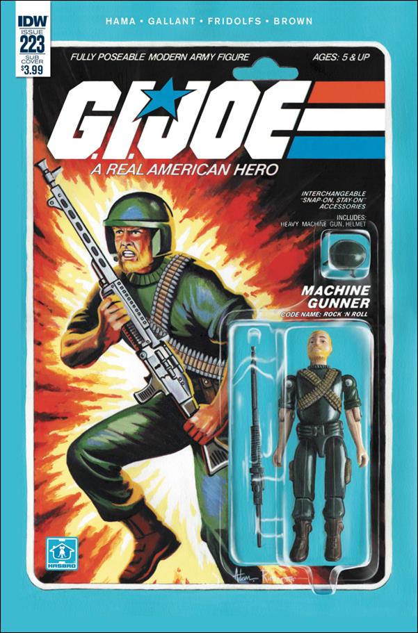 G.I. Joe: A Real American Hero issue 223-B Adam Riches Action Figure Subscription Cover
