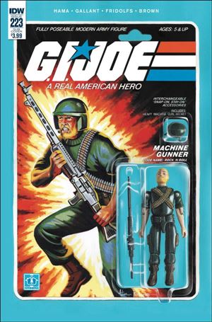 G.I. Joe: A Real American Hero issue 223-B Adam Riches Action Figure Subscription Cover