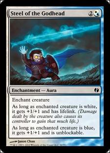 Magic the Gathering: Duel Decks: Venser vs. Koth (Base Set) card 30 Steel of the Godhead