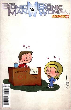 Bionic Man vs the Bionic Woman issue 1-E Chris Eliopoulos 1:10 Cute Cover