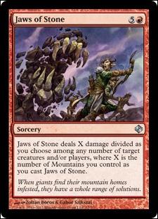 Magic the Gathering: Duel Decks: Venser vs. Koth (Base Set) card 72 Jaws of Stone