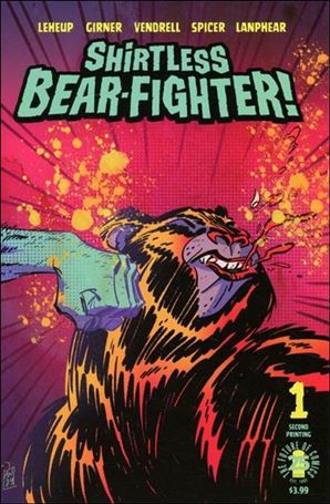 Shirtless Bear-Fighter issue 1-E Andrew Robinson Second Printing Variant Cover
