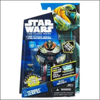 Star Wars: The Clone Wars Collection 3 3/4" Figures (2010) figure CW61 Seripas