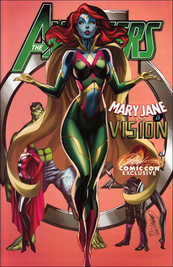 Avengers (2017) issue 8-G jscottcampbell.com Mary Jane is Vision Con Cover