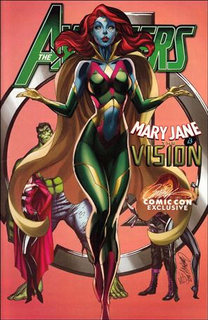Avengers (2017) issue 8-G jscottcampbell.com Mary Jane is Vision Con Cover