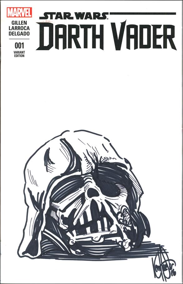 Darth Vader (2015) issue 1-ZB DF Ken Haeser Remarked & Signed Cover