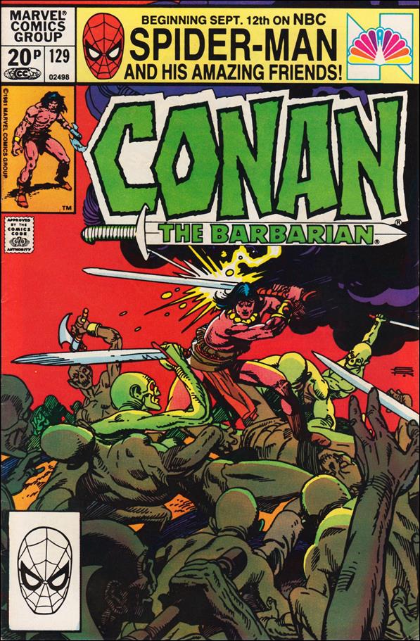 Conan the Barbarian (1970) issue 129-B UK Price Cover