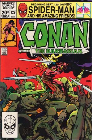 Conan the Barbarian (1970) issue 129-B UK Price Cover