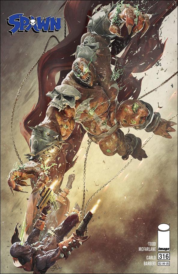 Spawn issue 316-C Bjorn Barends Cover