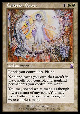 Magic the Gathering: Time Spiral (Timeshifted Subset) card 3 Celestial Dawn