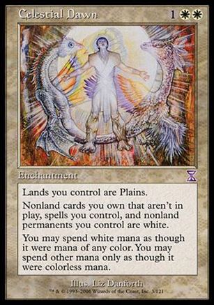 Magic the Gathering: Time Spiral (Timeshifted Subset) card 3 Celestial Dawn