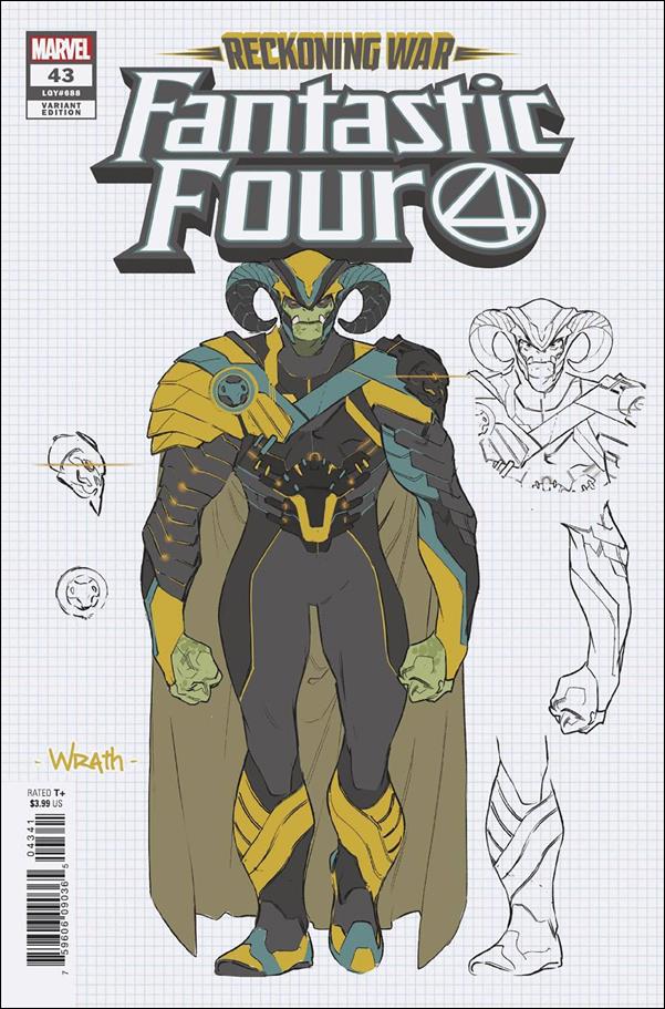 Fantastic Four (2018) issue 43-C R.B. Silva Design Cover