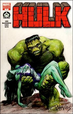 Hulk 100 (Hero Initiative) Cover Project issue 14 Bret Blevins Cover